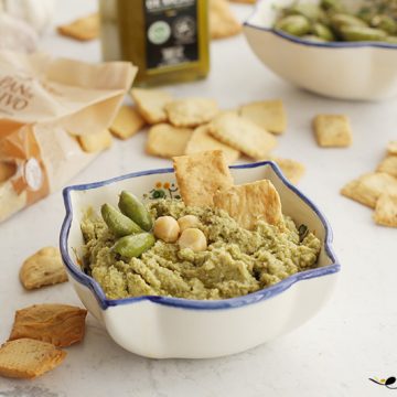 Imagen de la receta Hummus de aceitunas de cornezuelo