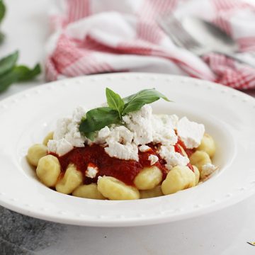Imagen de la receta Ñoquis de patata con requesón