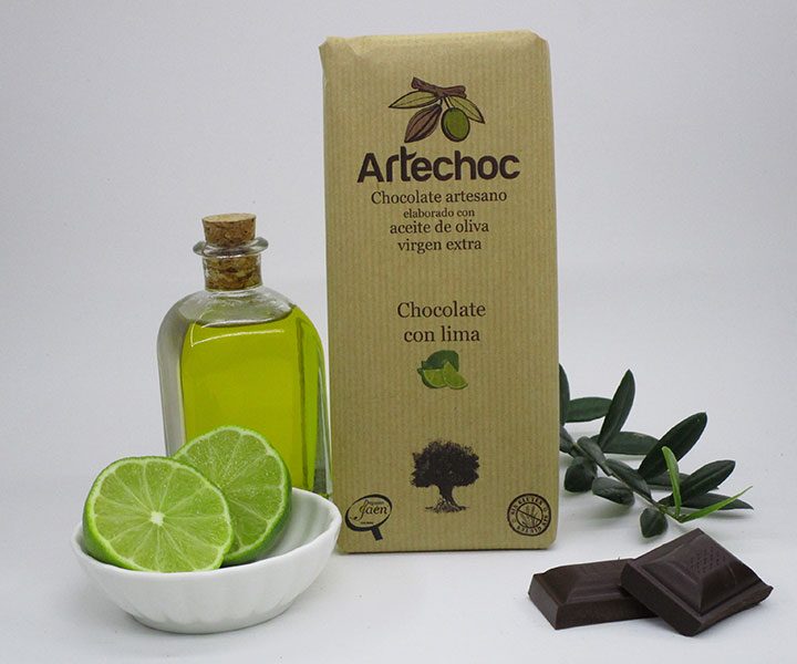 Imagen del producto Tableta de Chocolate con aove con lima Artechoc