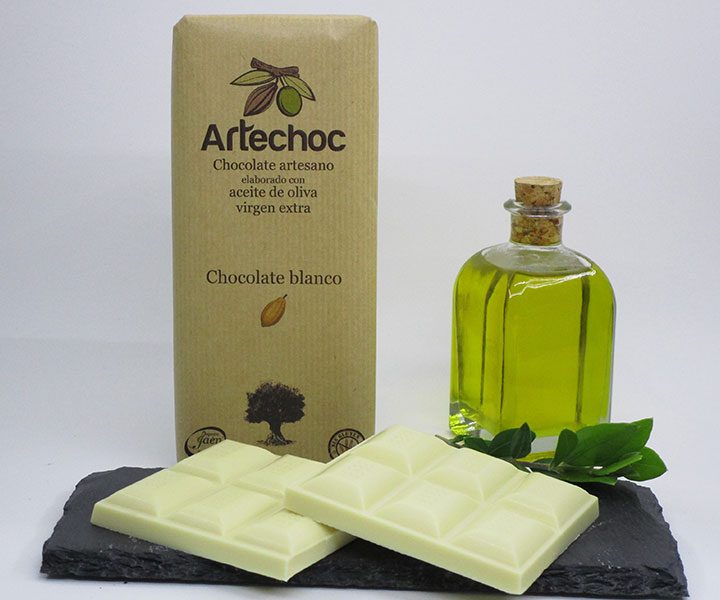 Imagen del producto Tableta de Chocolate blanco con aove Artechoc