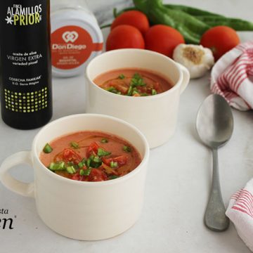 Imagen de la receta Gazpacho tradicional o Gazpacho andaluz.