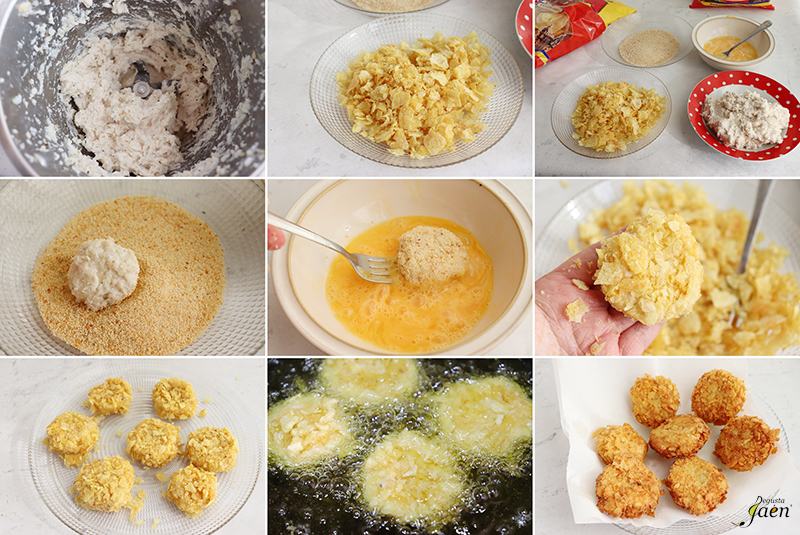 Nuggets de pescado y patatas fritas