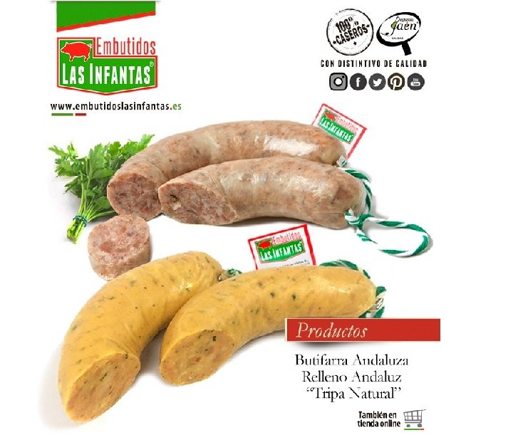 Imagen del producto Butifarra Andaluza y Relleno Andaluz » Tripa Natural» Embutidos Las Infantas