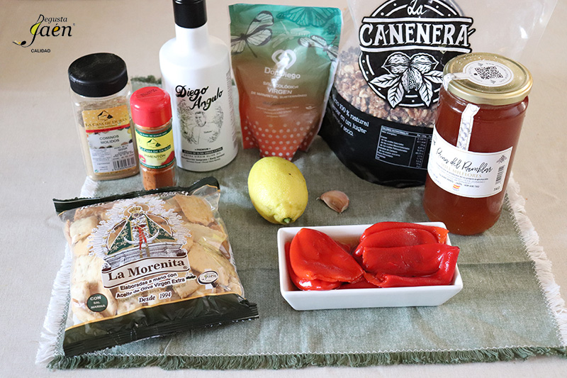 Crema de pimientos y nueces o Muhammara