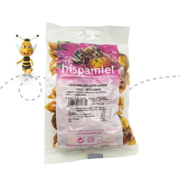 Imagen del producto Caramelos de miel y jengibre