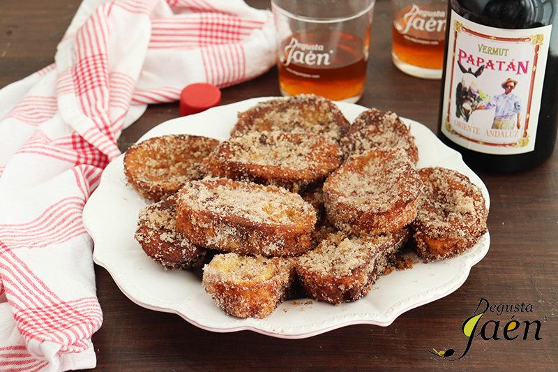 Torrijas al vermut