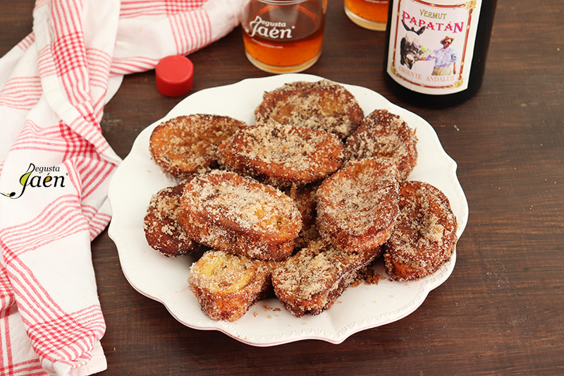 Torrijas al vermut