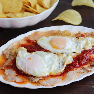 Imagen de la receta Lomo en orza con Fritao y huevos fritos