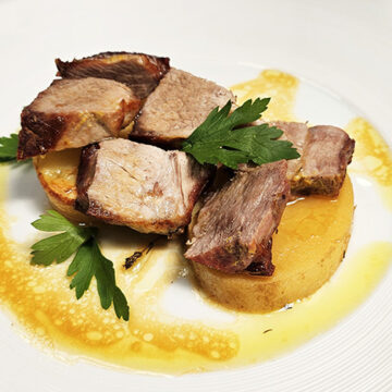 Imagen de la receta Lomo de cerdo con mostaza y tomillo