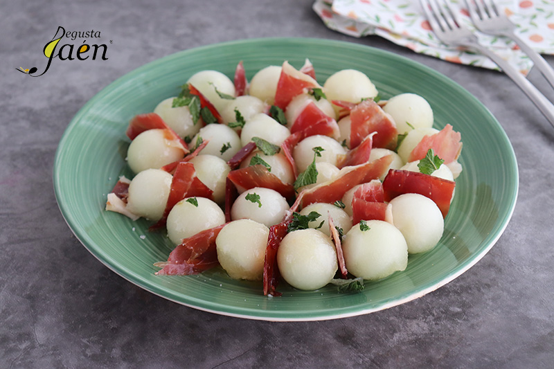 Ensalada de Melón con Jamón