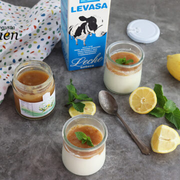 Imagen de la receta Cuajada con mermelada de limón