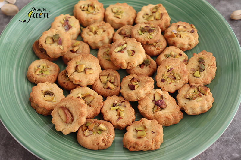 Galletas de queso y pistachos