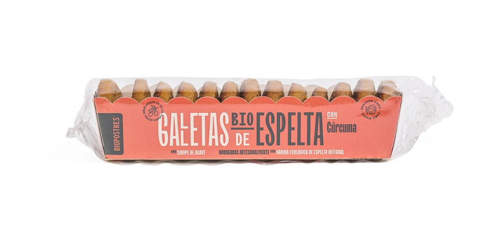 Imagen del producto Galletas de Espelta BIO con Cúrcuma y AOVE