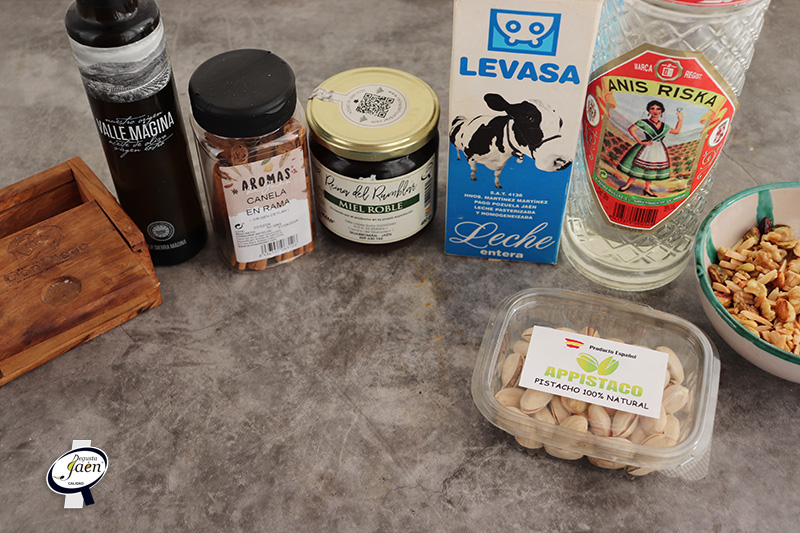 Gachas con miel y frutos secos