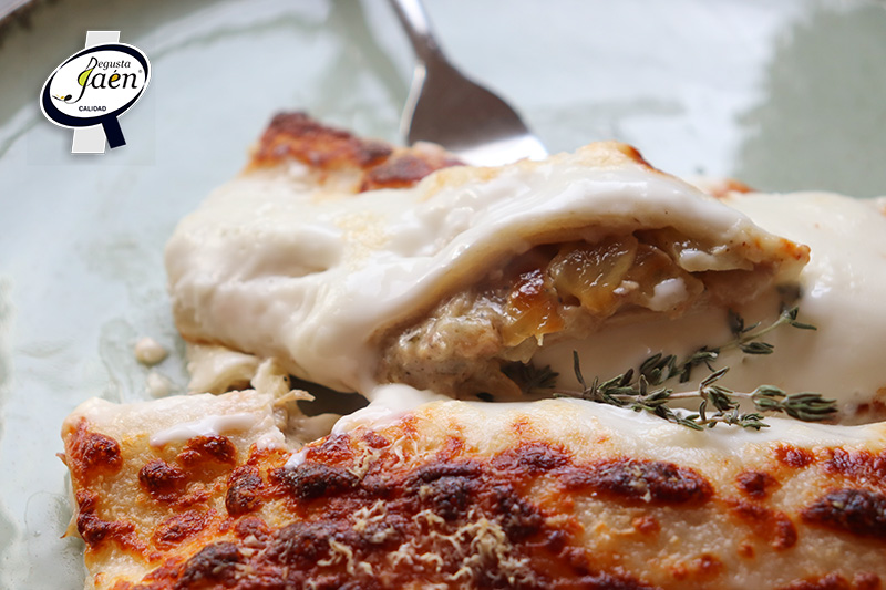 Canelones de perdiz en escabeche Degusta Jaén