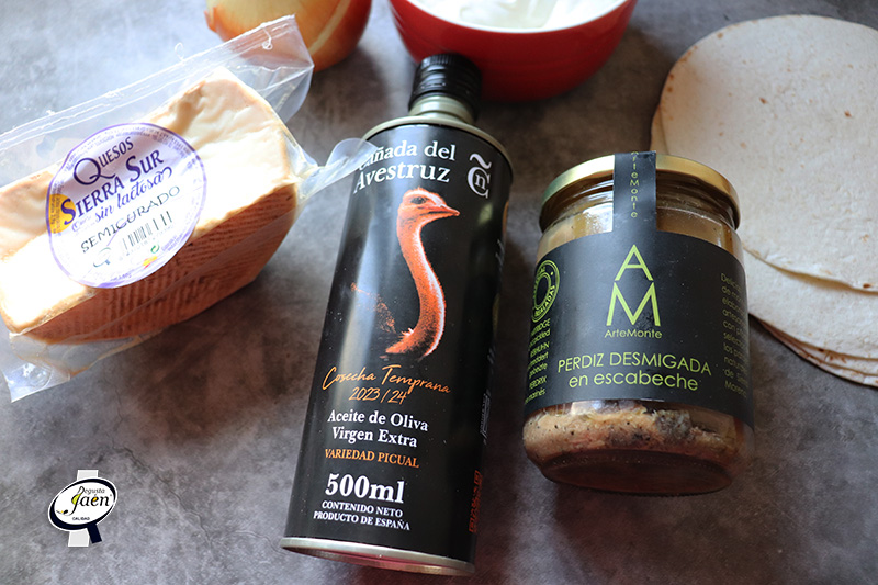 Canelones de perdiz en escabeche Degusta Jaén
