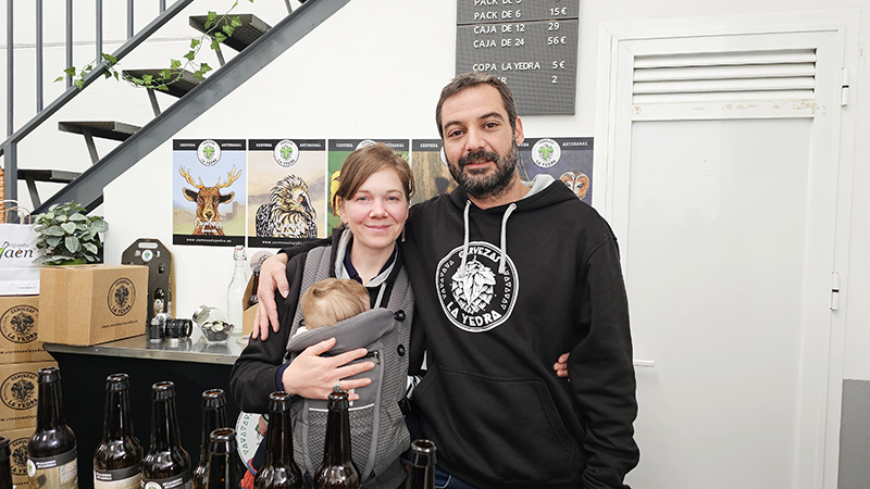 Cazorla. Cervezas La Yedra 