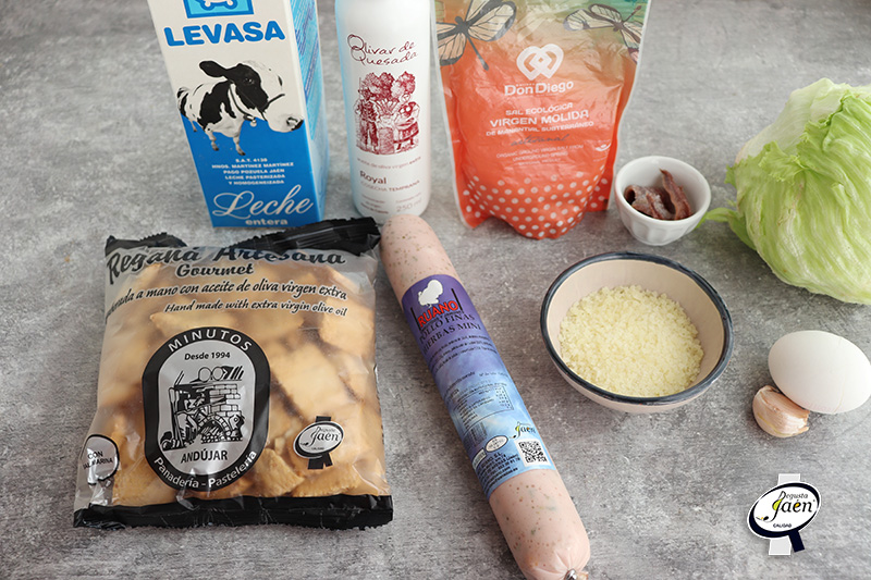 Ensalada césar a la jiennense