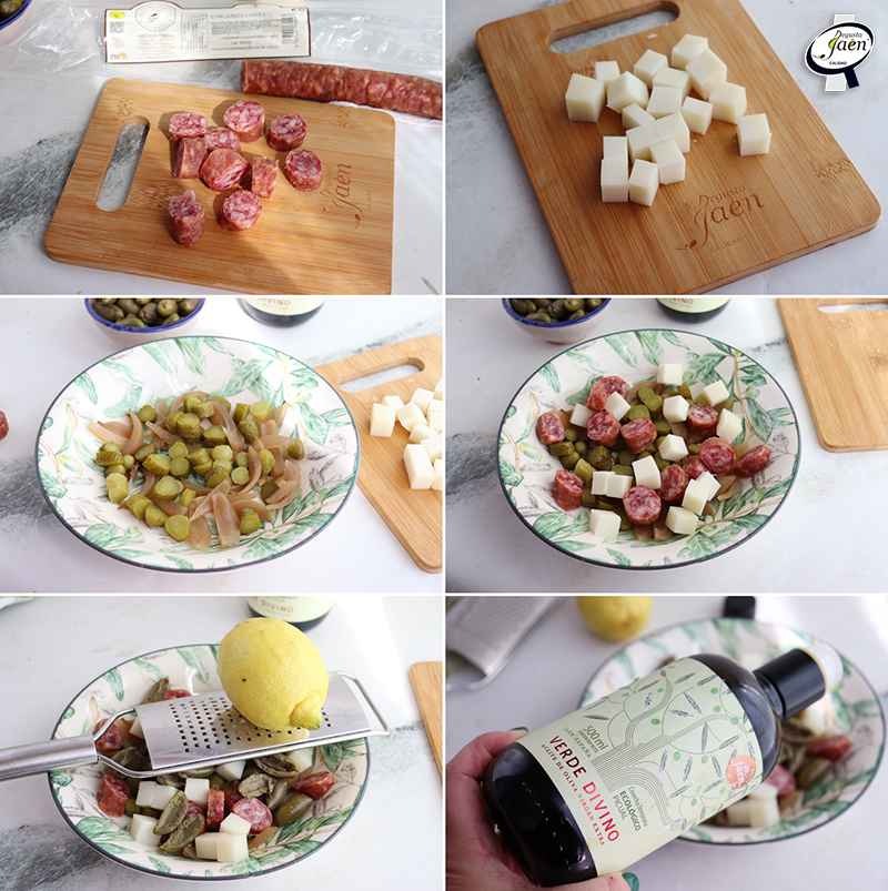 La Ensalada viral de Jaén: Longaniza Casera y Encurtidos con sabor a Sierra