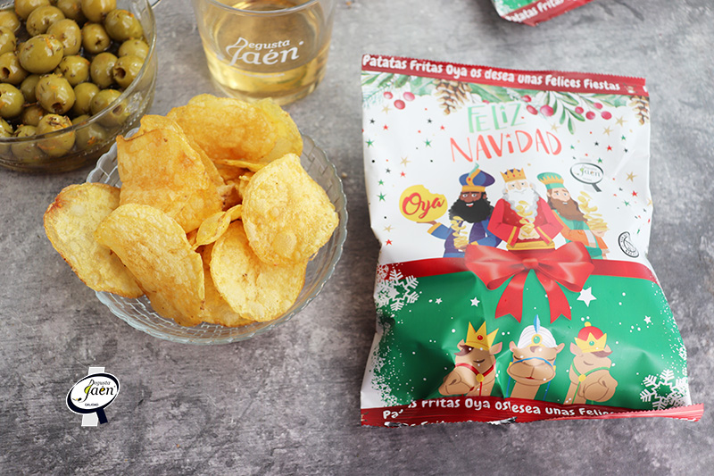 Aceitunas al vino de naranja