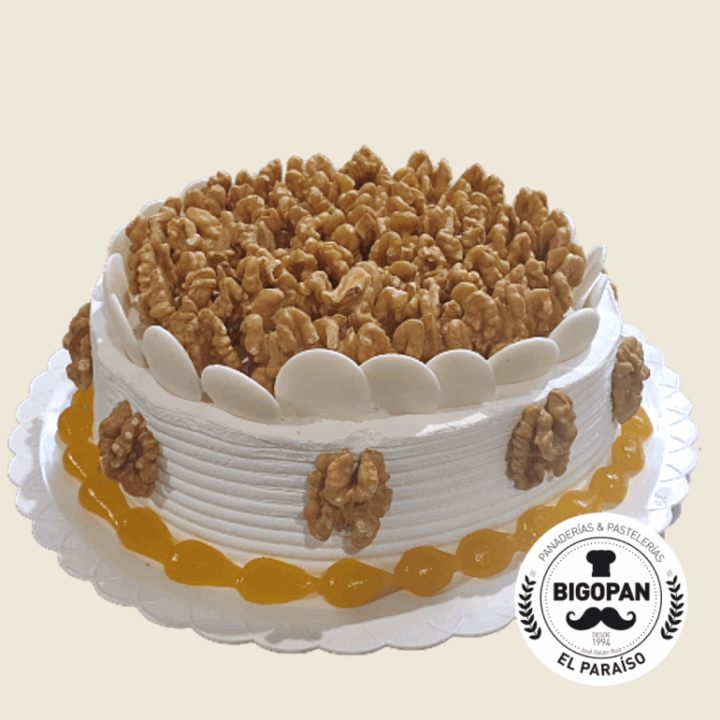 Imagen del producto Tarta de Nata y Nueces rellena de crema – Bigopan