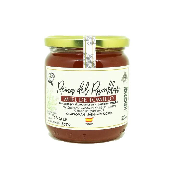 Imagen del producto Miel Natural de Tomillo – Reina del Rumblar