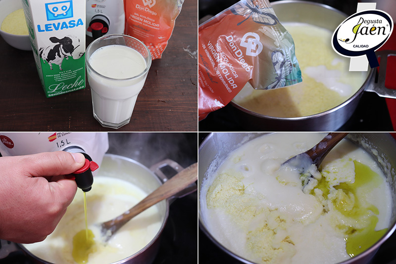 Puré de patatas rápido con aove