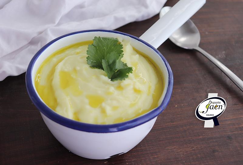 Puré de patatas rápido con aove