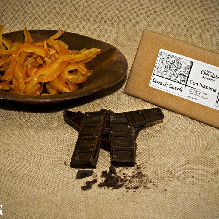 Imagen del producto Chocolate Artesano con Naranja