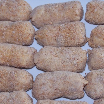 Imagen del producto Croquetas caseras de bacalao, merluza, jamón y pollo
