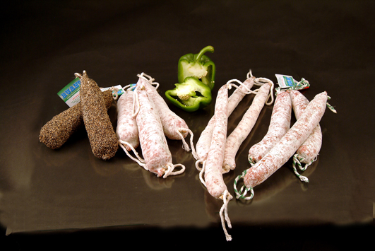 Imagen del producto Salchichón casero y salchichón a la pimienta