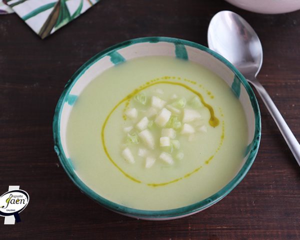 Gazpacho de pepino y manzana