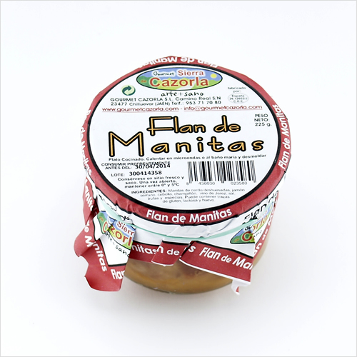 Imagen del producto Flan de Manitas de Cerdo