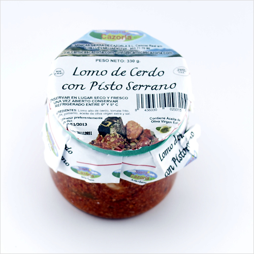Imagen del producto Lomo de Cerdo con Pisto Serrano