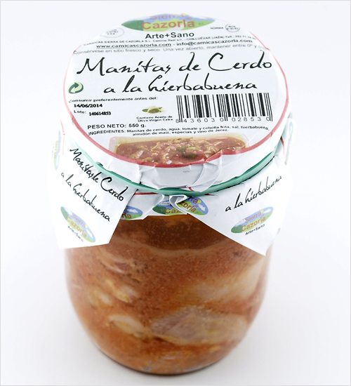 Imagen del producto Manitas de Cerdo a la Hierbabuena