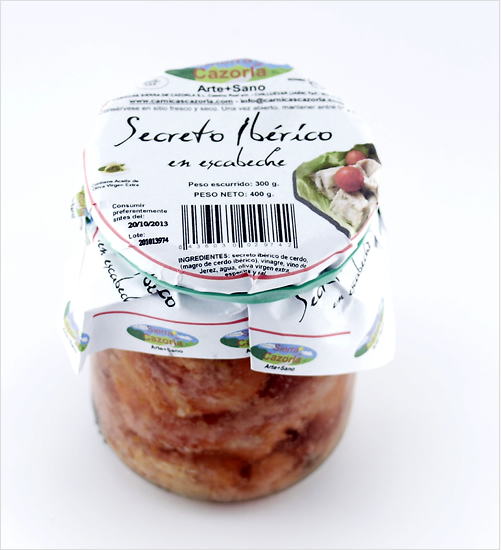 Imagen del producto Secreto Ibérico en Escabeche